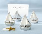shining sails silver place card holders